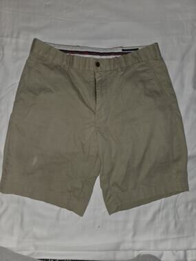 Polo Ralph Lauren Men's Khaki Chino Shorts, Vintage, Flat Front, Pockets, Golf